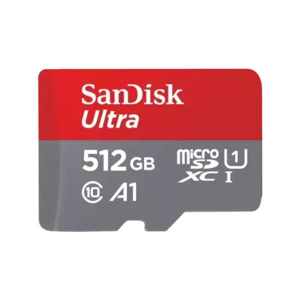 SanDisk Ultra 512GB MicroSDXC UHS-I Memory Card (SDSQUAC-512G-GN6MN)
